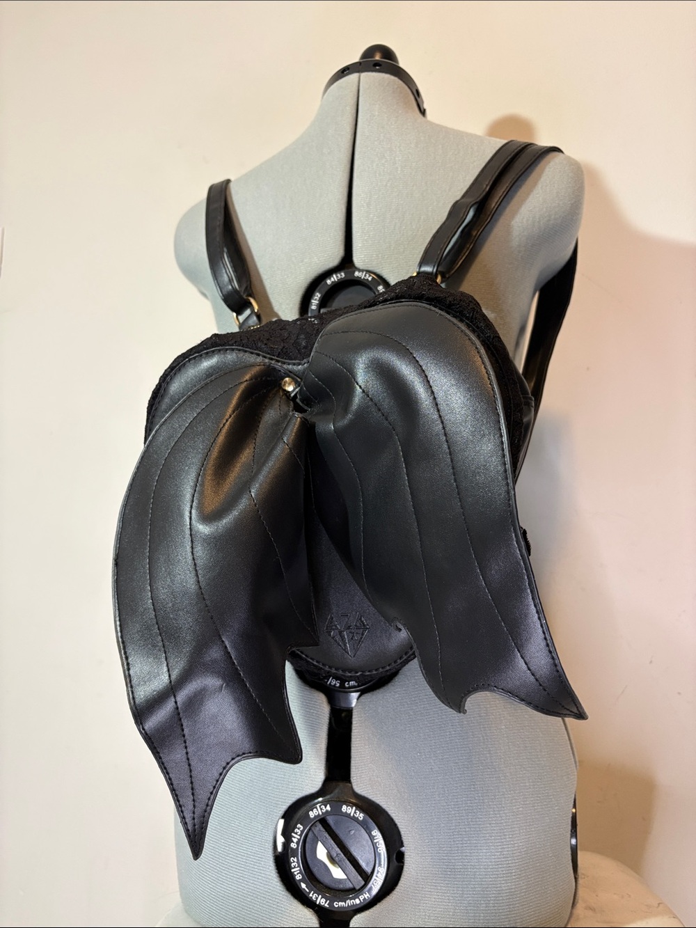 AZA Gothic Bat Wing Backpack Goth Girl Halloween Whimsigoth Whimsical 3D Bag